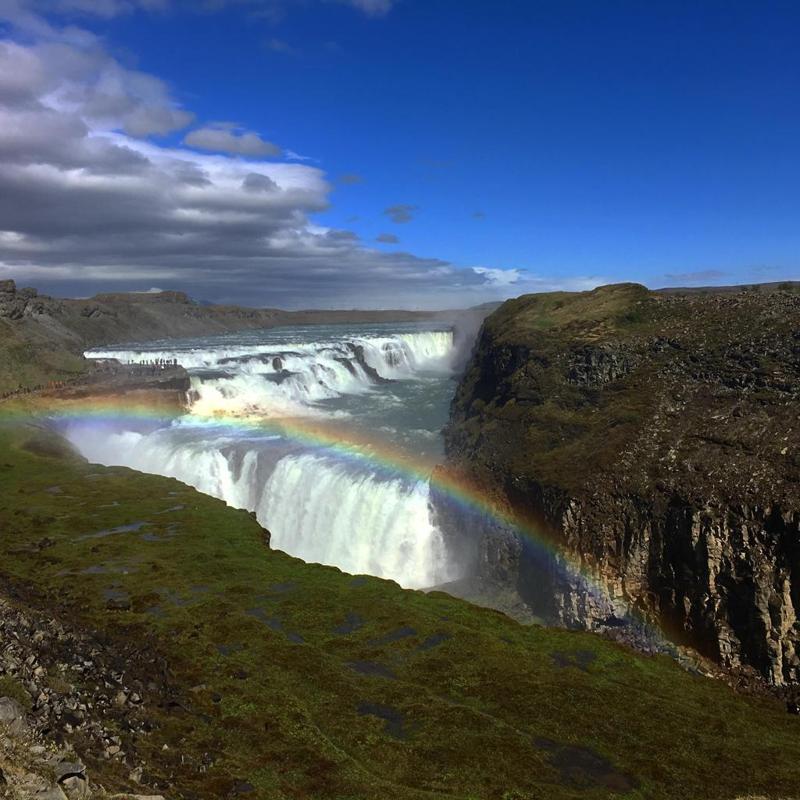 A blessed waterfall